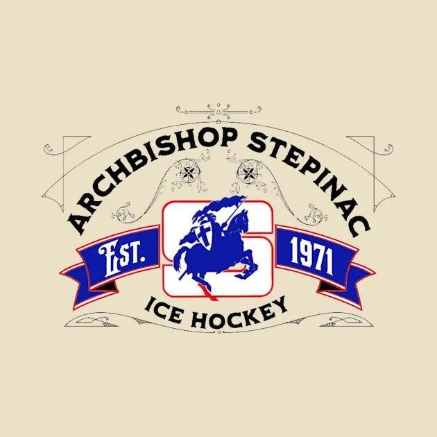 Sanborn Stepinac Hockey Logo T-Shirt