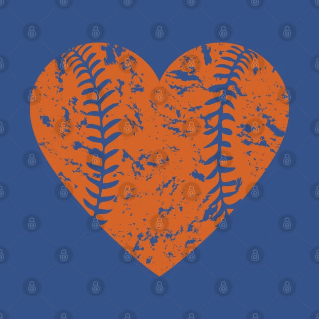 I Love Baseball (Orange) T-Shirt