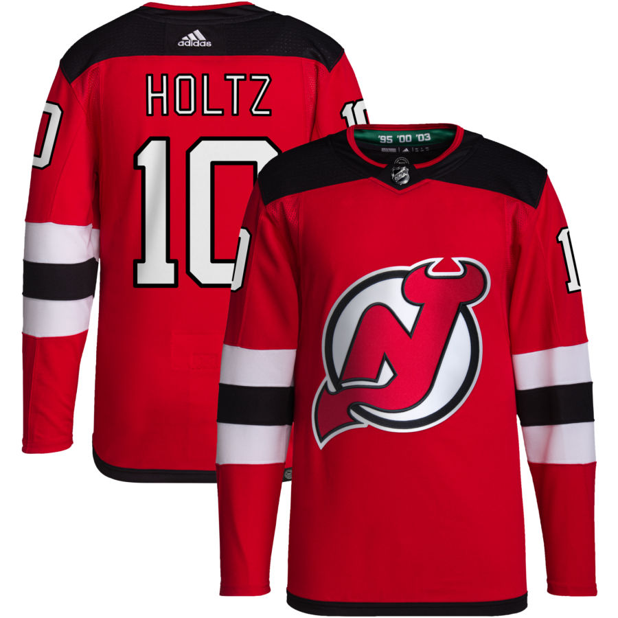 Alexander Holtz New Jersey Devils Home Primegreen Authentic Pro Jersey - Red