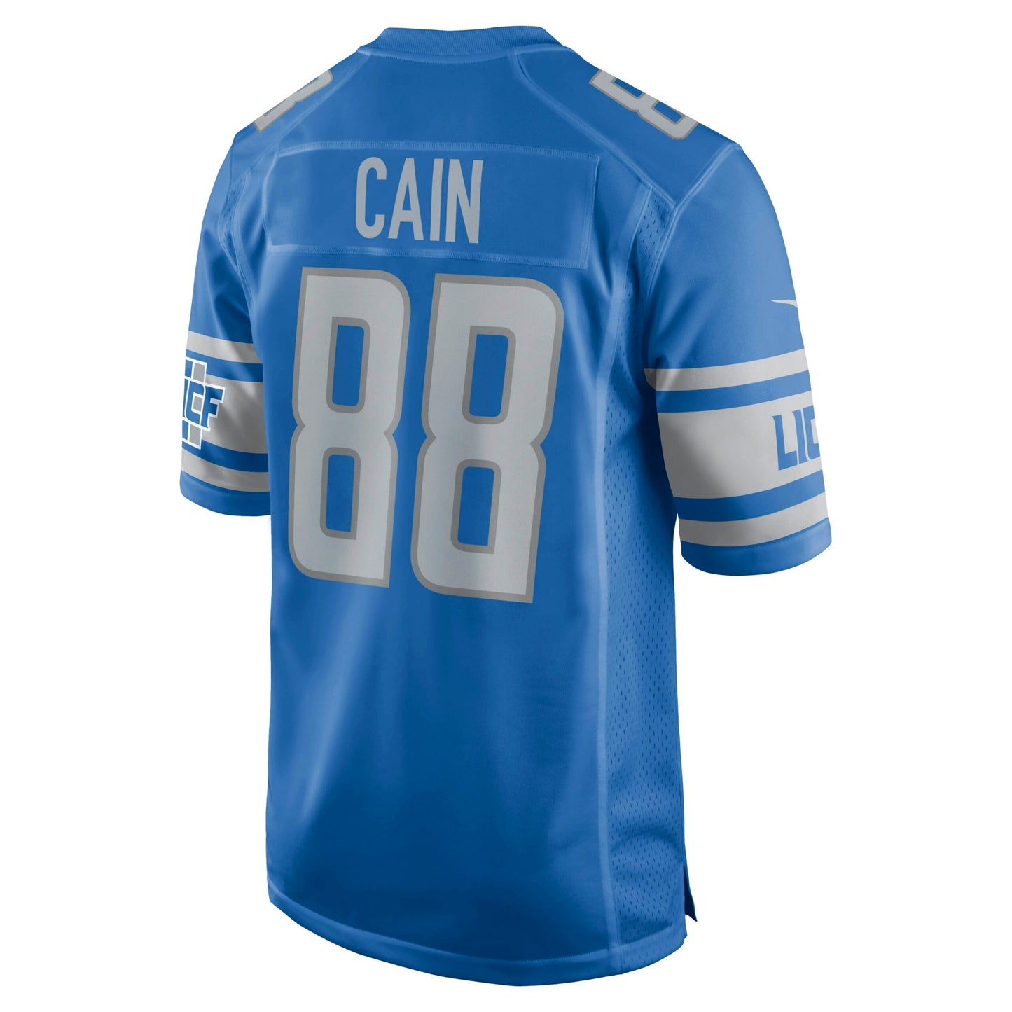 Jim Cain Detroit Lions Retired Player Jersey - Blue