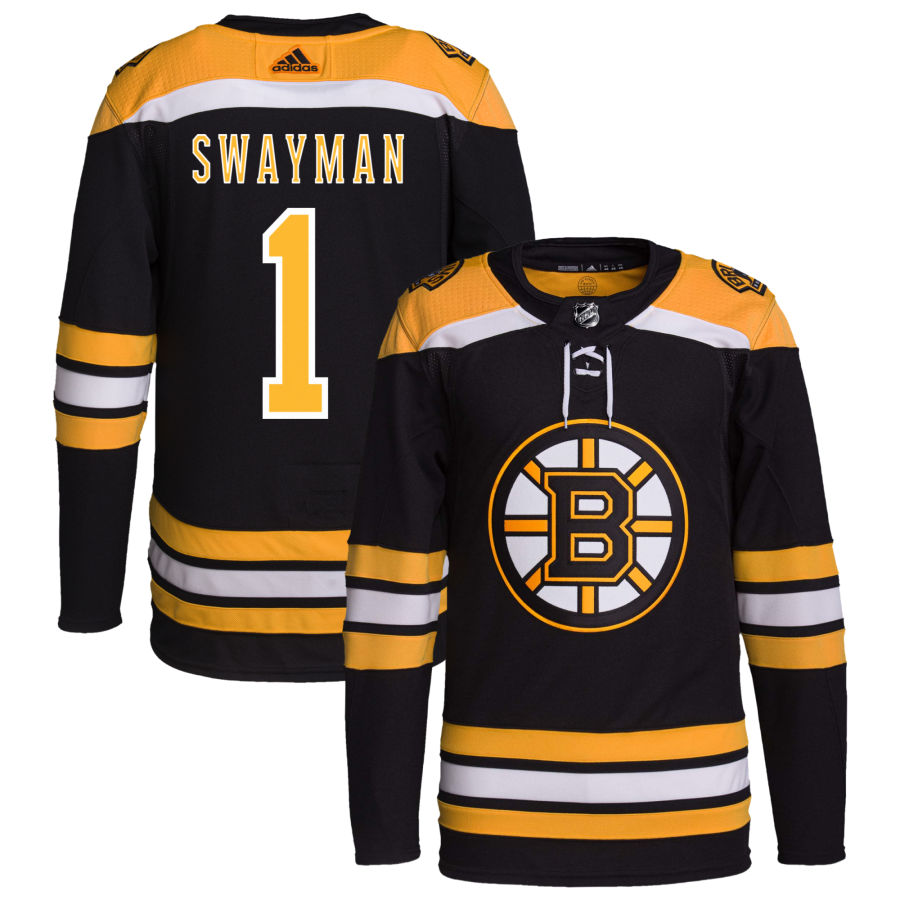 Jeremy Swayman Boston Bruins Home Primegreen Authentic Pro Jersey - Black