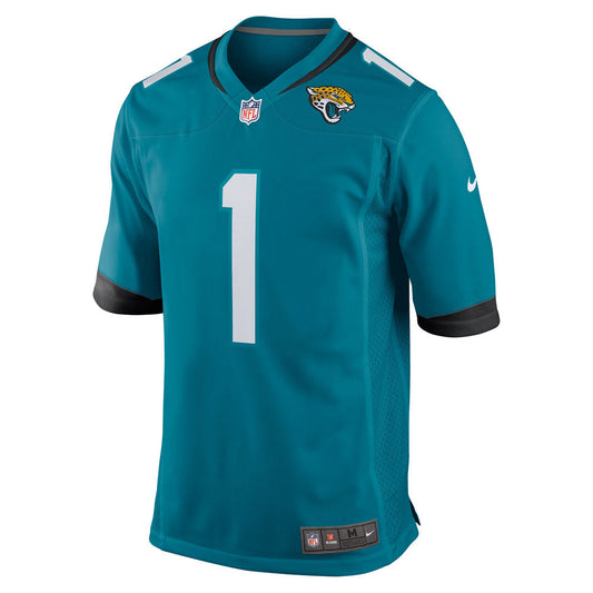 Men's Jacksonville Jaguars Travis Etienne Game Jersey Teal