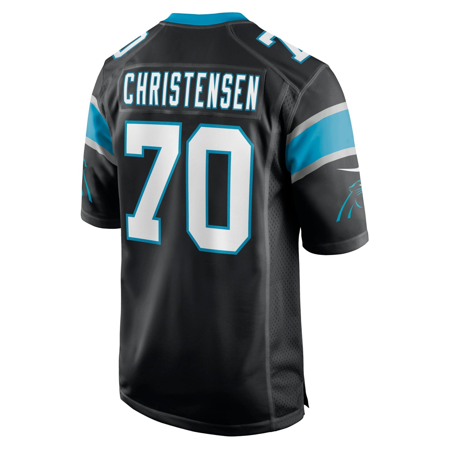 Brady Christensen Carolina Panthers Game Jersey - Black