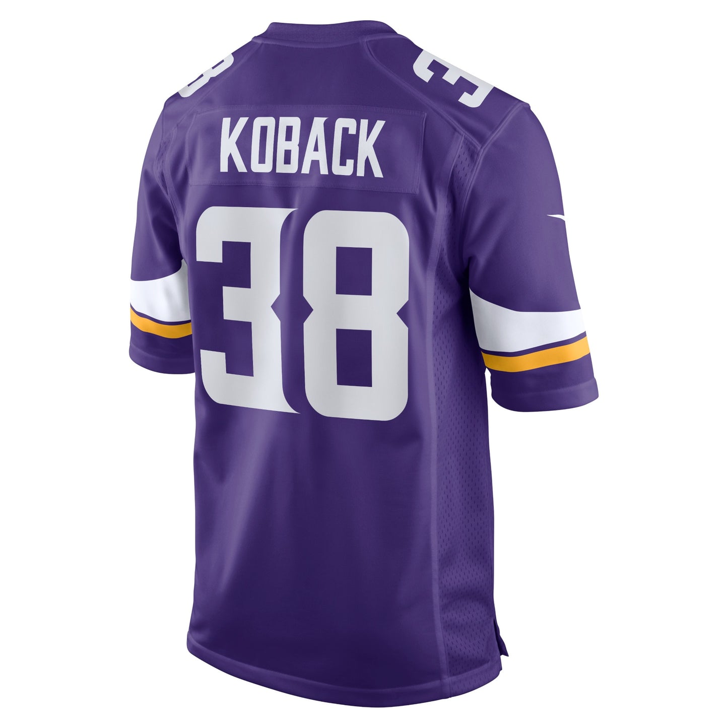 Bryant Koback Minnesota Vikings Home Game Player Jersey - Purple