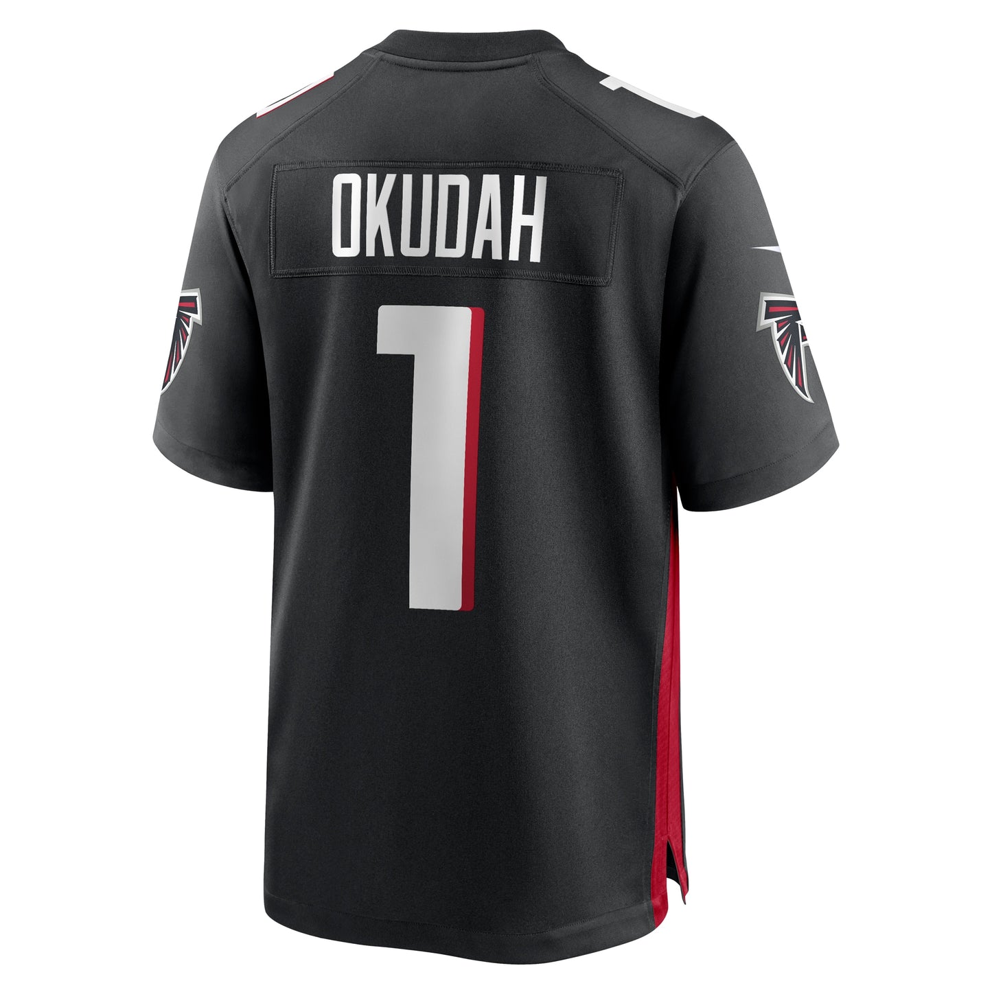 Jeff Okudah Atlanta Falcons Game Player Jersey - Black