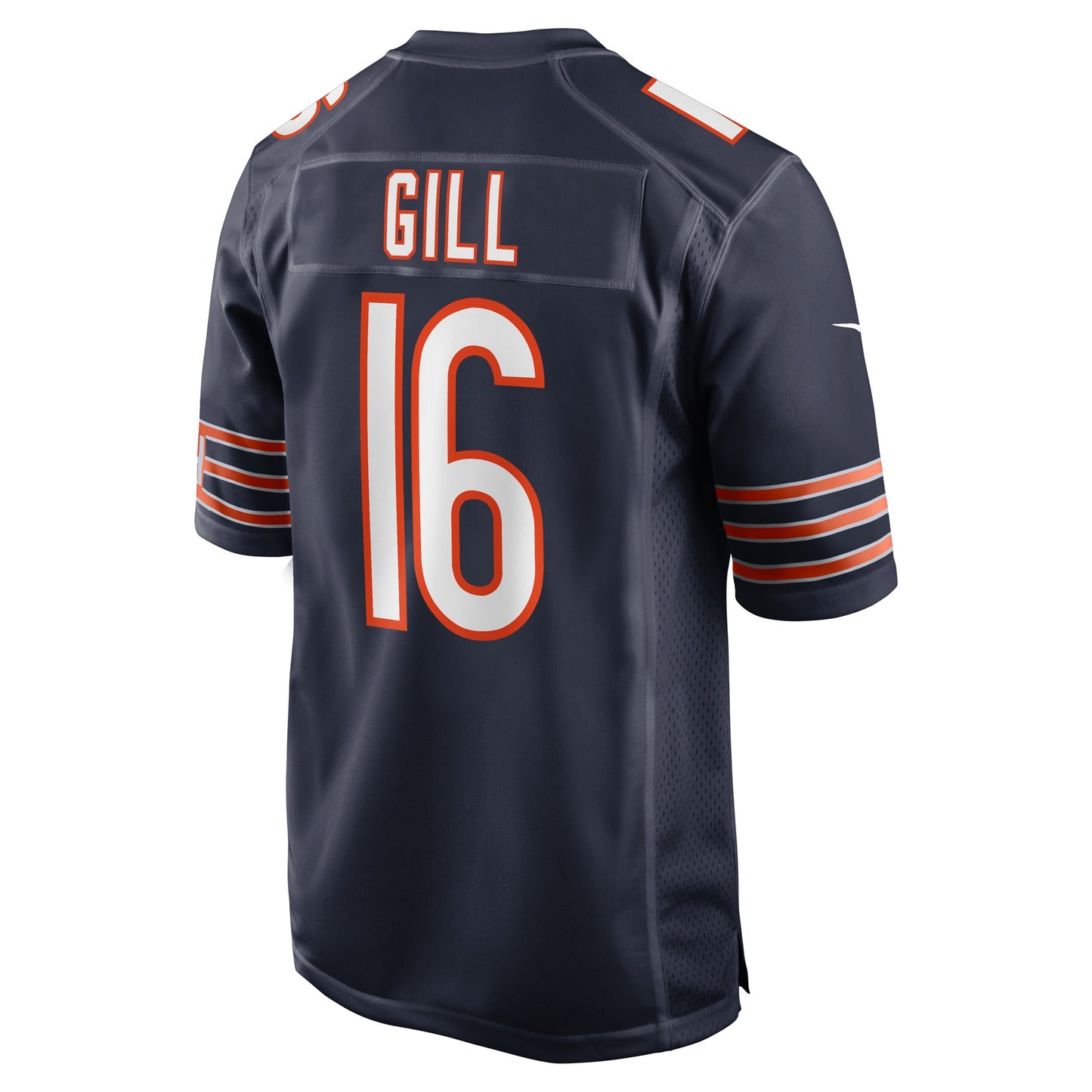 Trenton Gill Chicago Bears Game Player Jersey - Navy