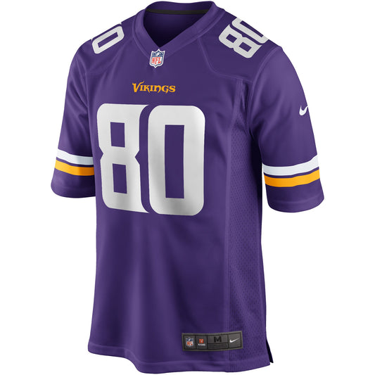 Cris Carter Minnesota Vikings Game Retired Player Jersey - Purple