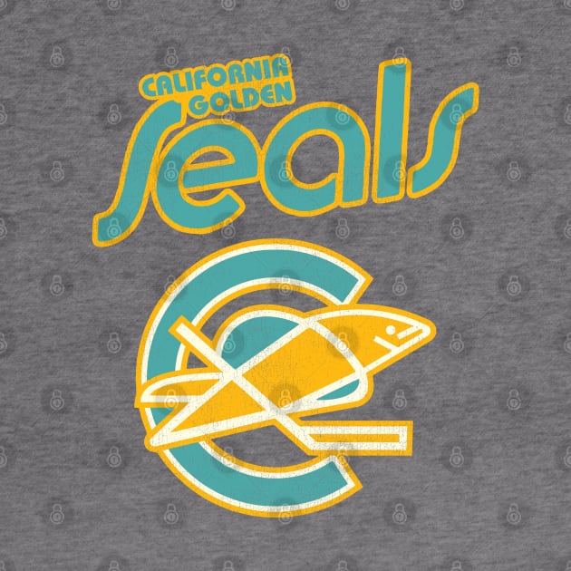 Retro Defunct California Golden Seals Ice Hockey Hoodie