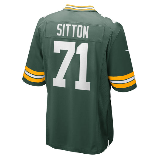 Josh Sitton Green Bay Packers Retired Game Jersey - Green