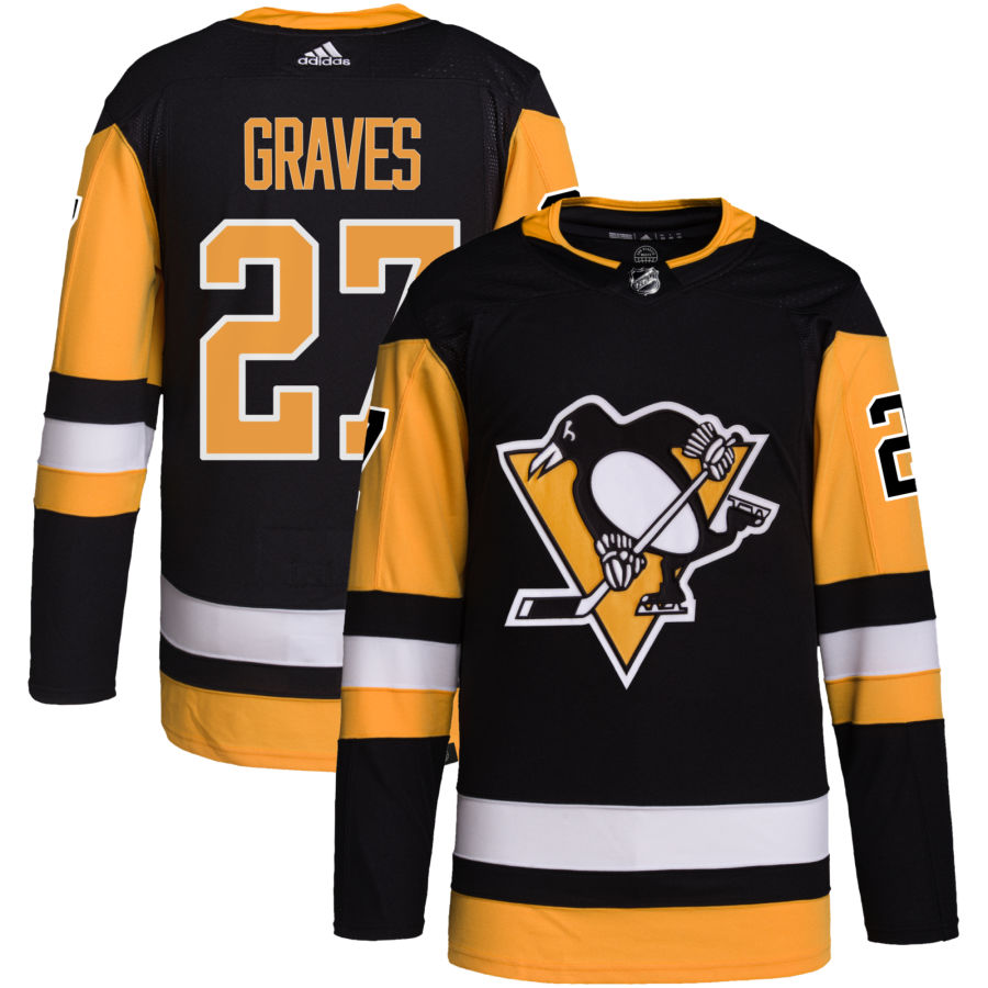 Ryan Graves Pittsburgh Penguins Home Primegreen Authentic Pro Jersey - Black