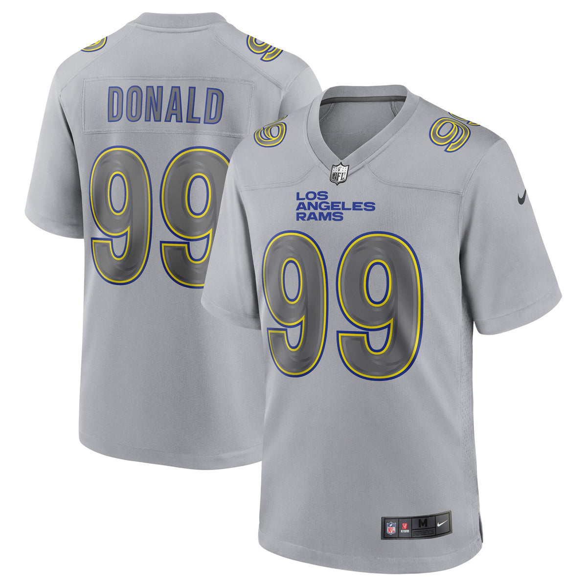 Aaron Donald Los Angeles Rams Nike Atmosphere Fashion Game Jersey Gray