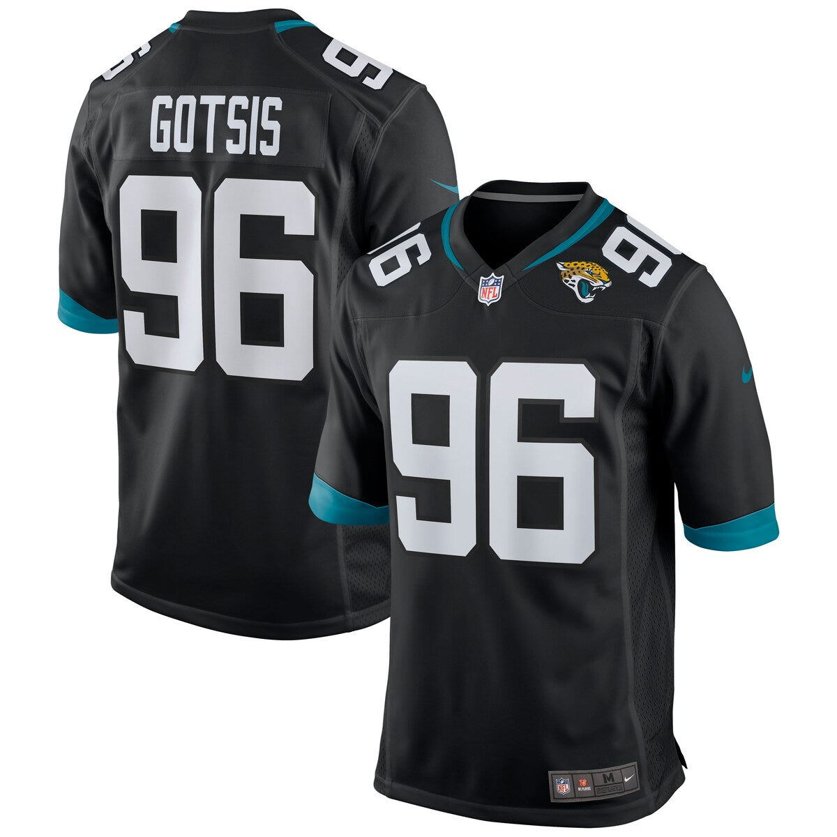 Adam Gotsis Jacksonville Jaguars Nike Game Jersey Black