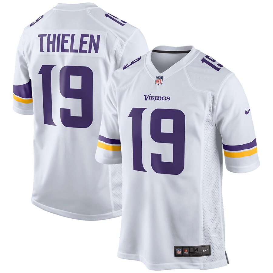 Adam Thielen Minnesota Vikings Nike Game Jersey White