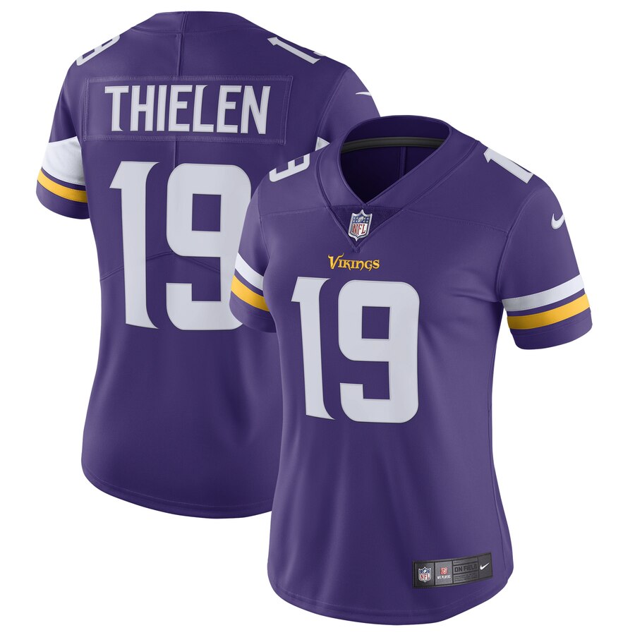Adam Thielen Minnesota Vikings Nike Womens Vapor Untouchable Limited Jersey Purple