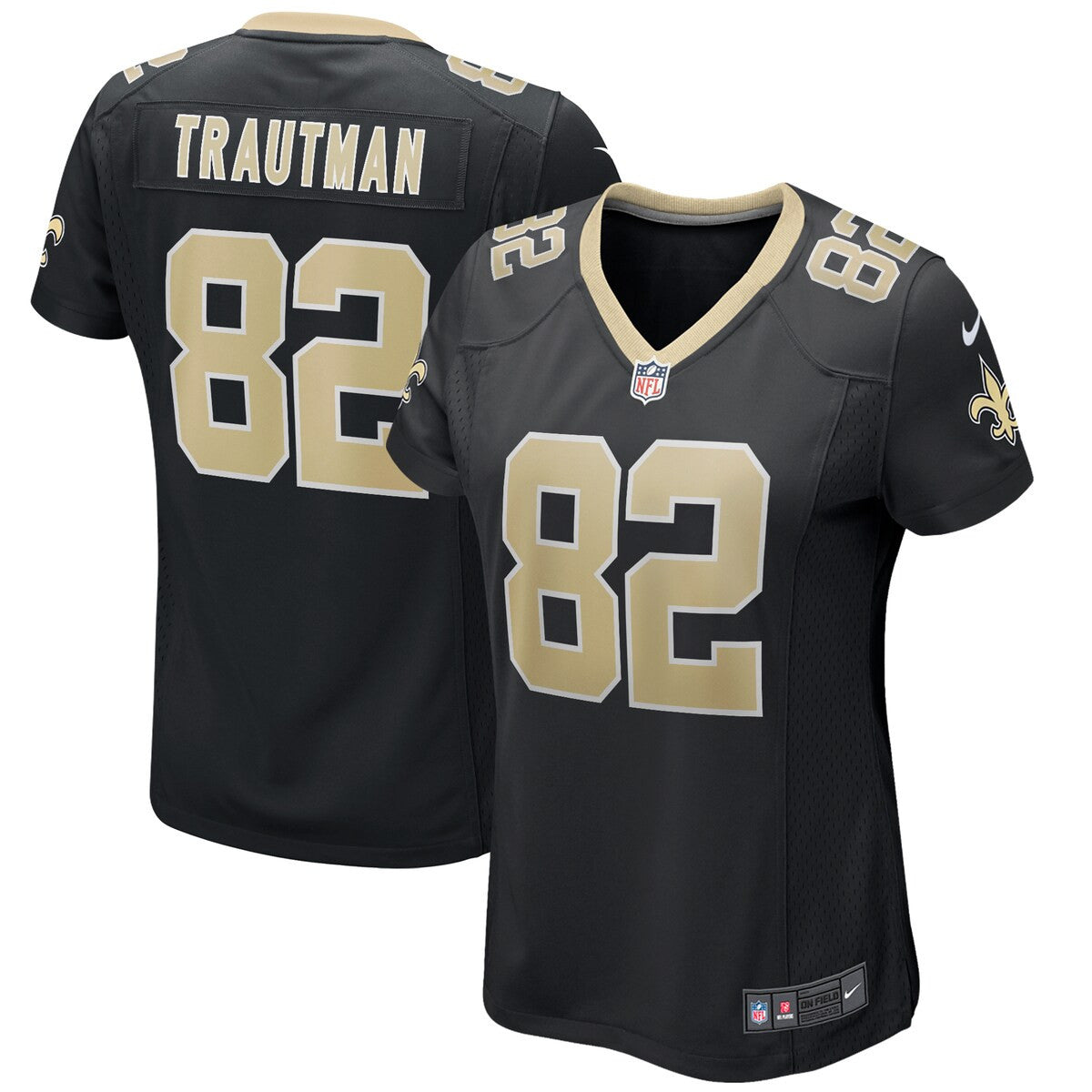 Adam Trautman New Orleans Saints Nike Womens Game Jersey Black