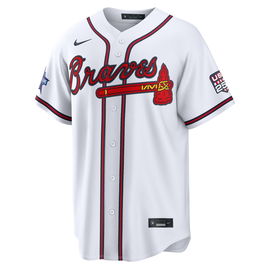 2026 All-Star Edition Stars & Stripes Men's Atlanta Braves Nike White Stadium Pick-A-Player Jersey
