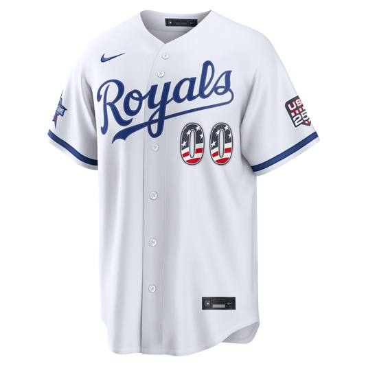 2026 All-Star Edition Stars & Stripes Men's Kansas City Royals Nike White Stadium Pick-A-Player Jersey