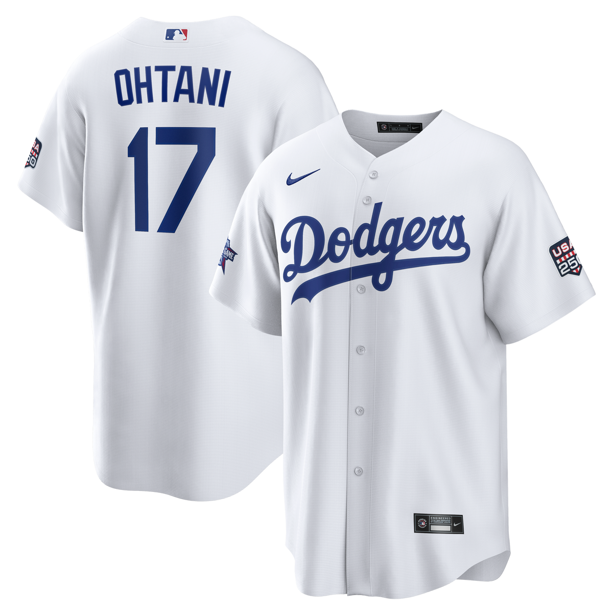 2026 All-Star Game Men's Los Angeles Dodgers Shohei Ohtani Nike White Replica Jersey