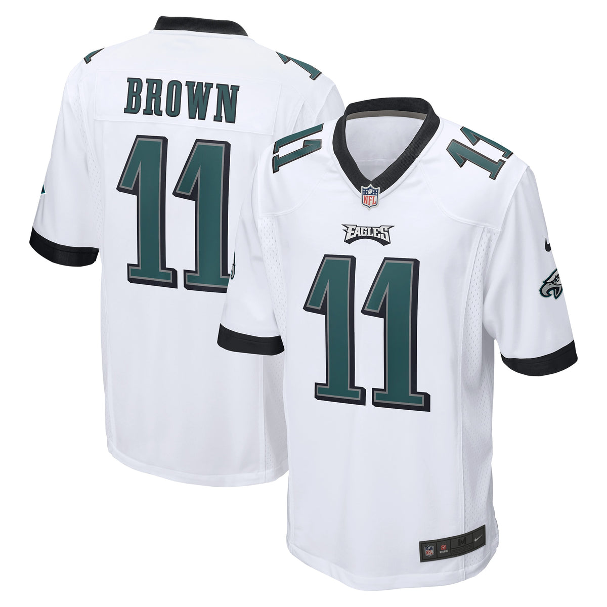 A.J. Brown Philadelphia Eagles Nike Game Jersey White