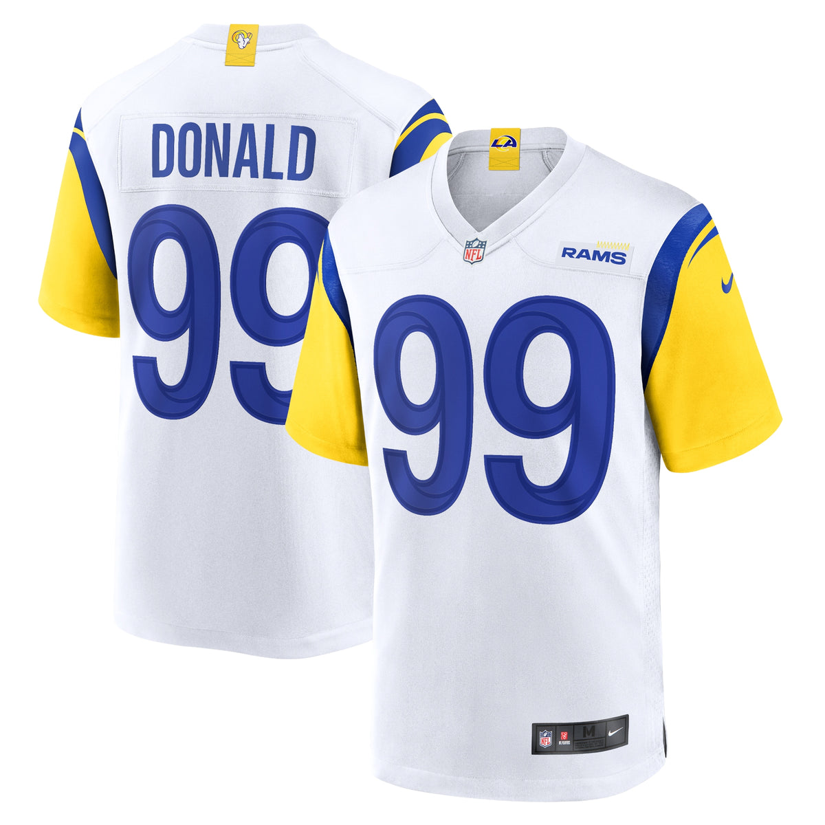 Aaron Donald Los Angeles Rams Nike Alternate Player Game Jersey White