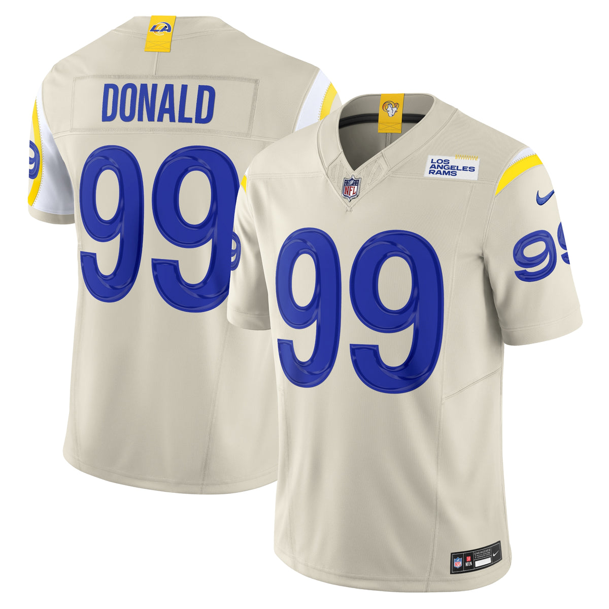 Aaron Donald Los Angeles Rams Nike Alternate Vapor F.U.S.E. Limited Jersey Bone