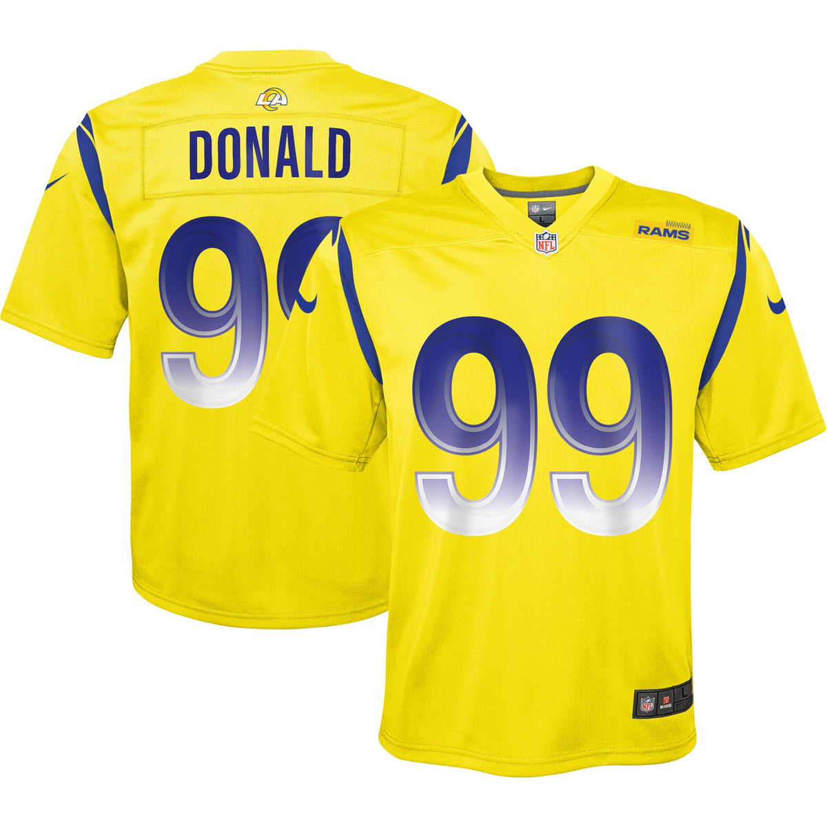 Aaron Donald Los Angeles Rams Nike Youth Inverted Game Jersey Gold