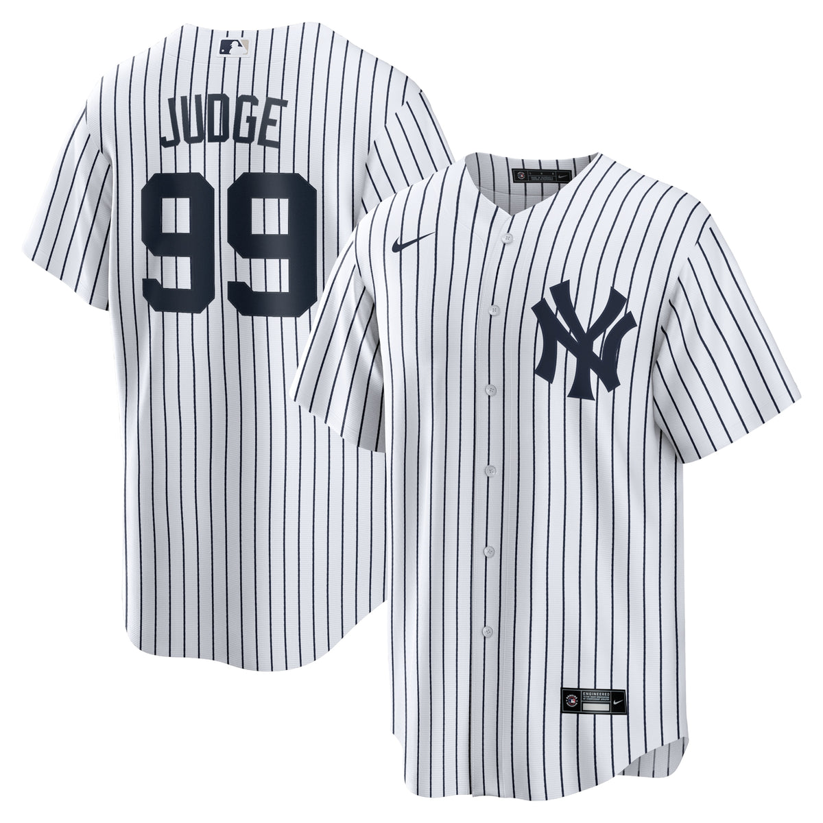 Aaron Judge New York Yankees Nike Home Replica Player Name Jersey White