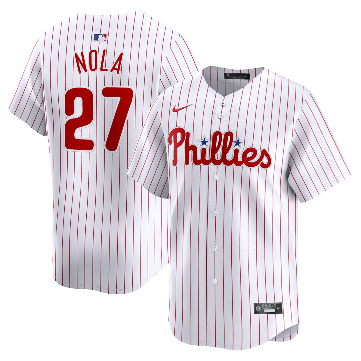 Aaron Nola Philadelphia Phillies Nike Home Limited Player Jersey White