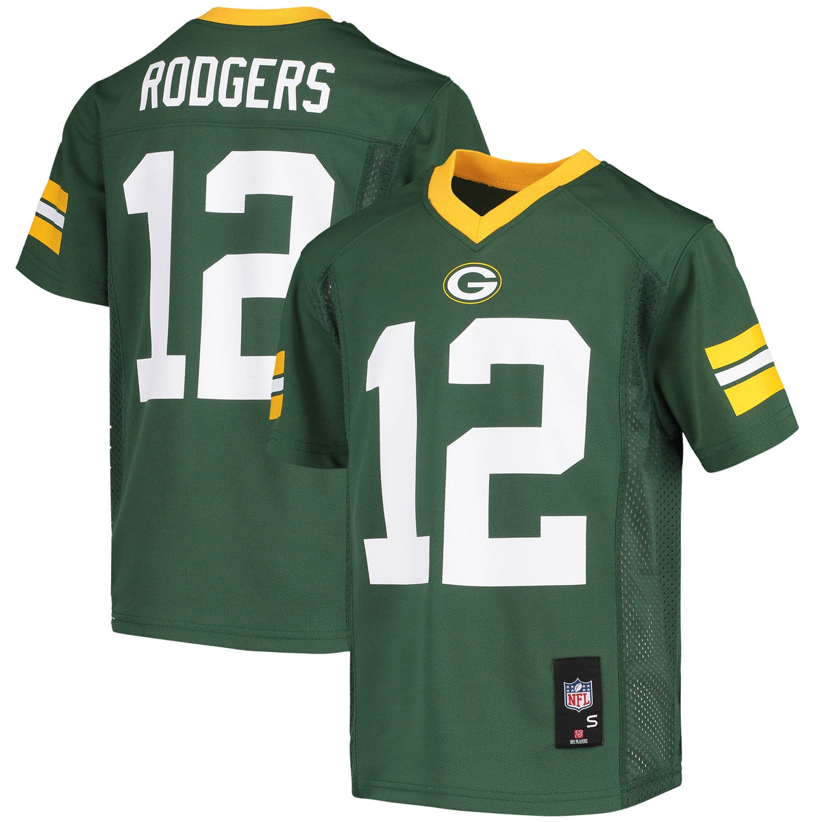 Aaron Rodgers Green Bay Packers Youth Replica Player Jersey Green