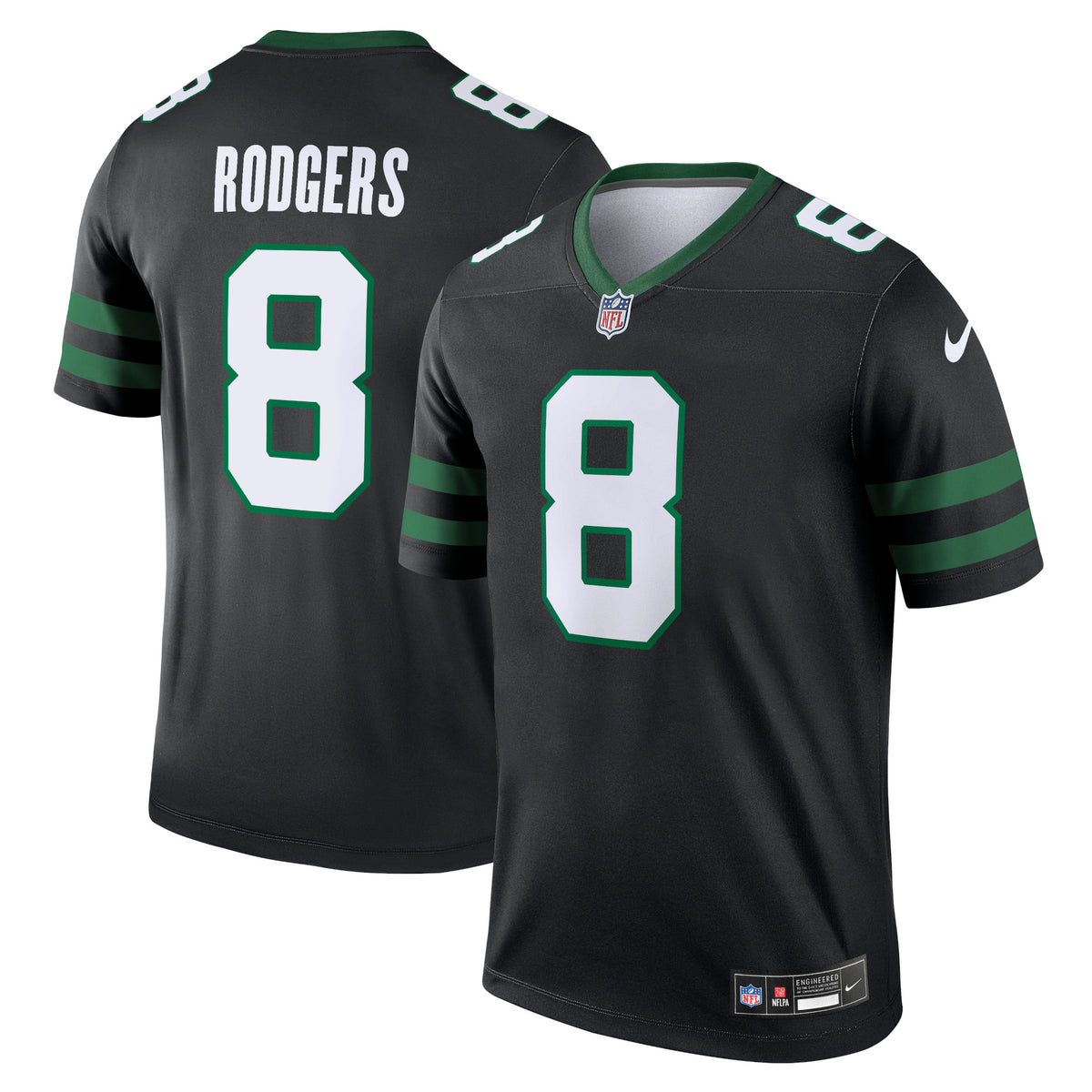 Aaron Rodgers New York Jets Nike Alternate Legend Jersey Legacy Black