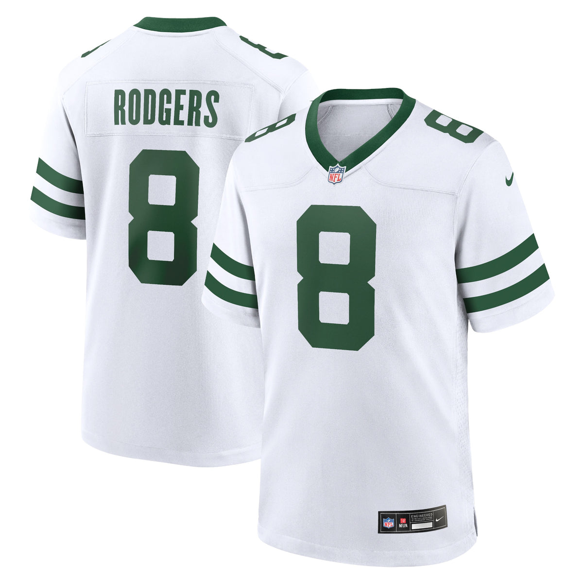 Aaron Rodgers New York Jets Nike Player Game Jersey Legacy White