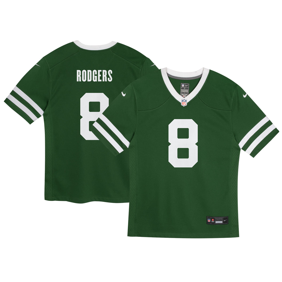 Aaron Rodgers New York Jets Nike Preschool Game Jersey Legacy Green