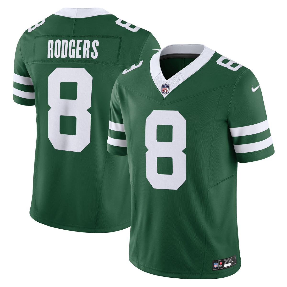 Aaron Rodgers New York Jets Nike Vapor F.U.S.E. Limited Jersey Legacy Green