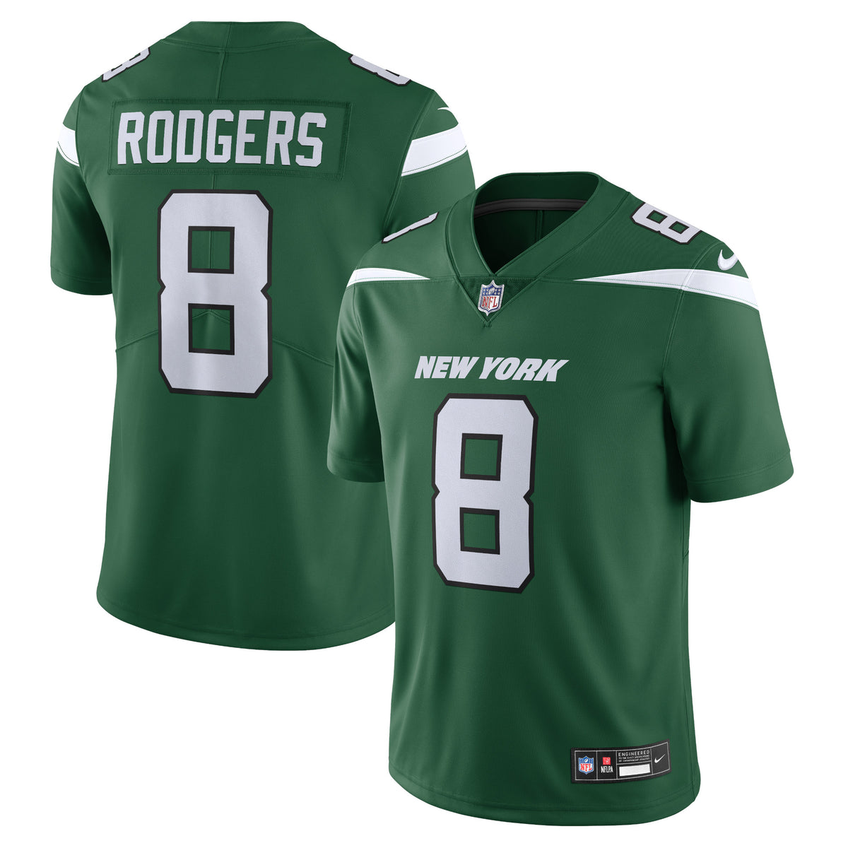 Aaron Rodgers New York Jets Nike Vapor Untouchable Limited Jersey Gotham Green