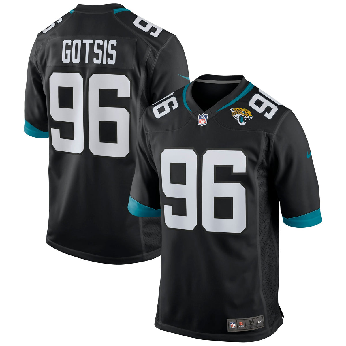 Adam Gotsis Jacksonville Jaguars Nike Game Jersey Black