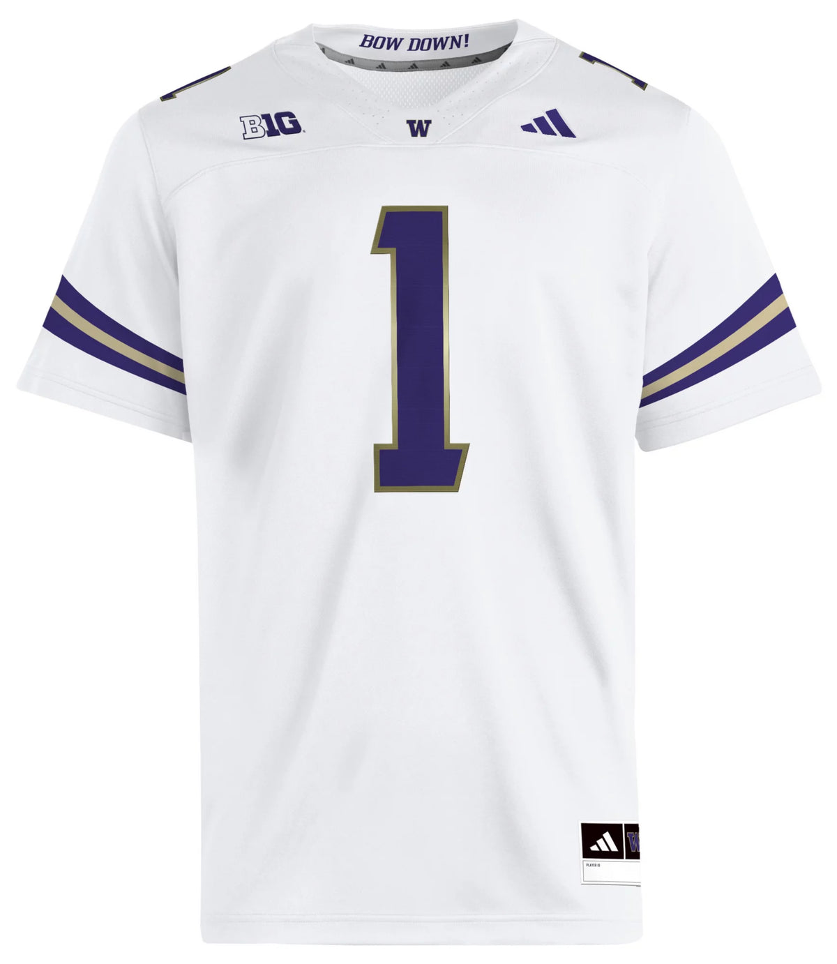 adidas Men's Washington Huskies White Premier Road Replica Jersey