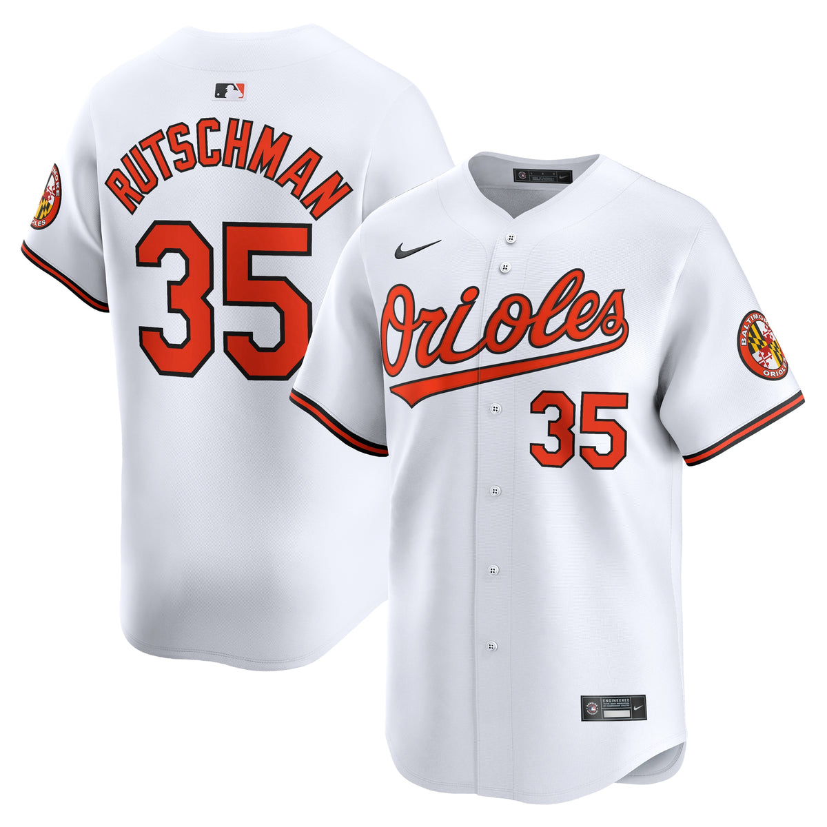 Adley Rutschman Baltimore Orioles Nike Youth Home Limited Player Jersey White