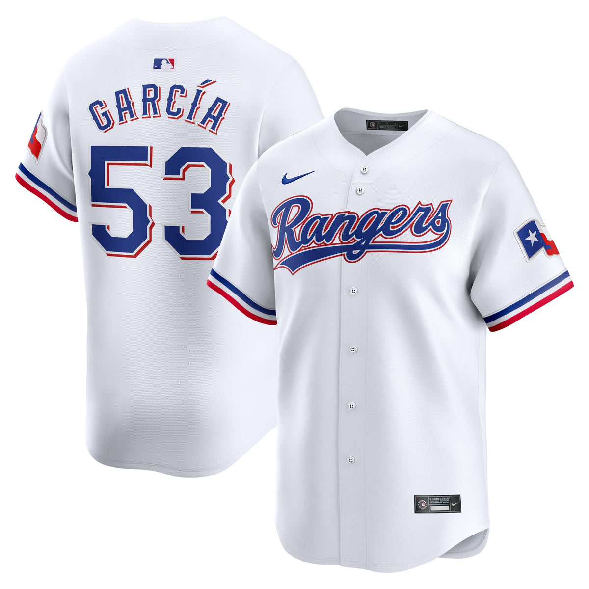 Adolis García Texas Rangers Nike Home Limited Player Jersey White