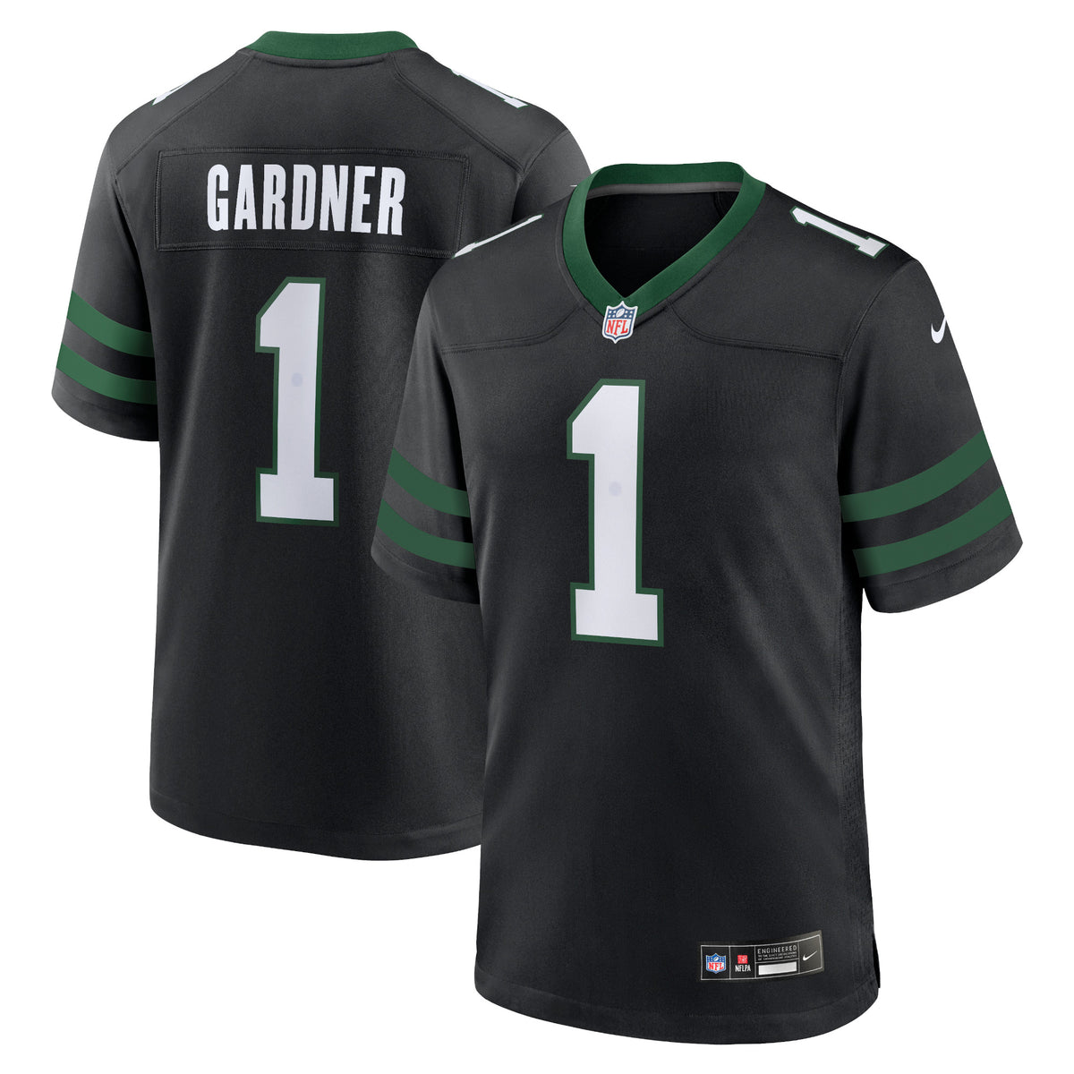 Ahmad Sauce Gardner New York Jets Nike Alternate Game Jersey Legacy Black