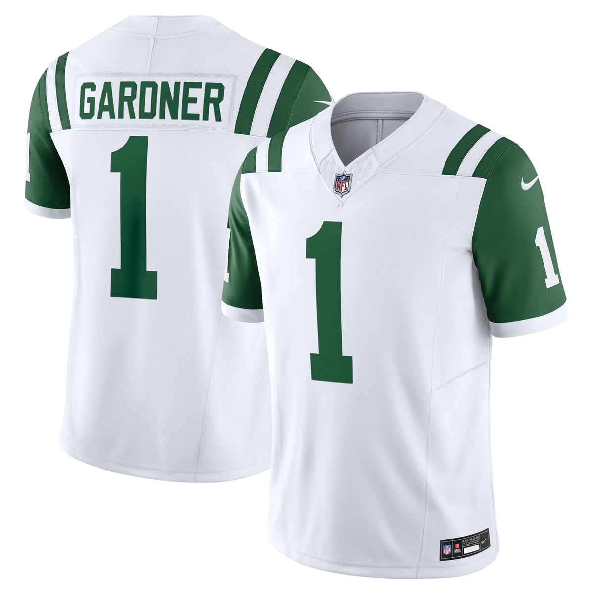 Ahmad Sauce Gardner New York Jets Nike Classic Alternate Vapor F.U.S.E. Limited Jersey White