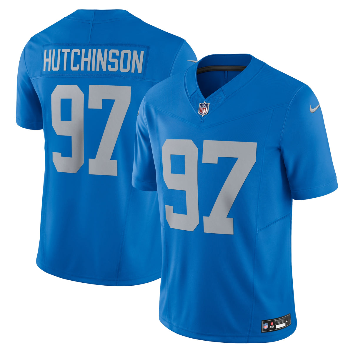 Aidan Hutchinson Detroit Lions Nike Vapor F.U.S.E. Alternate Limited Jersey Blue