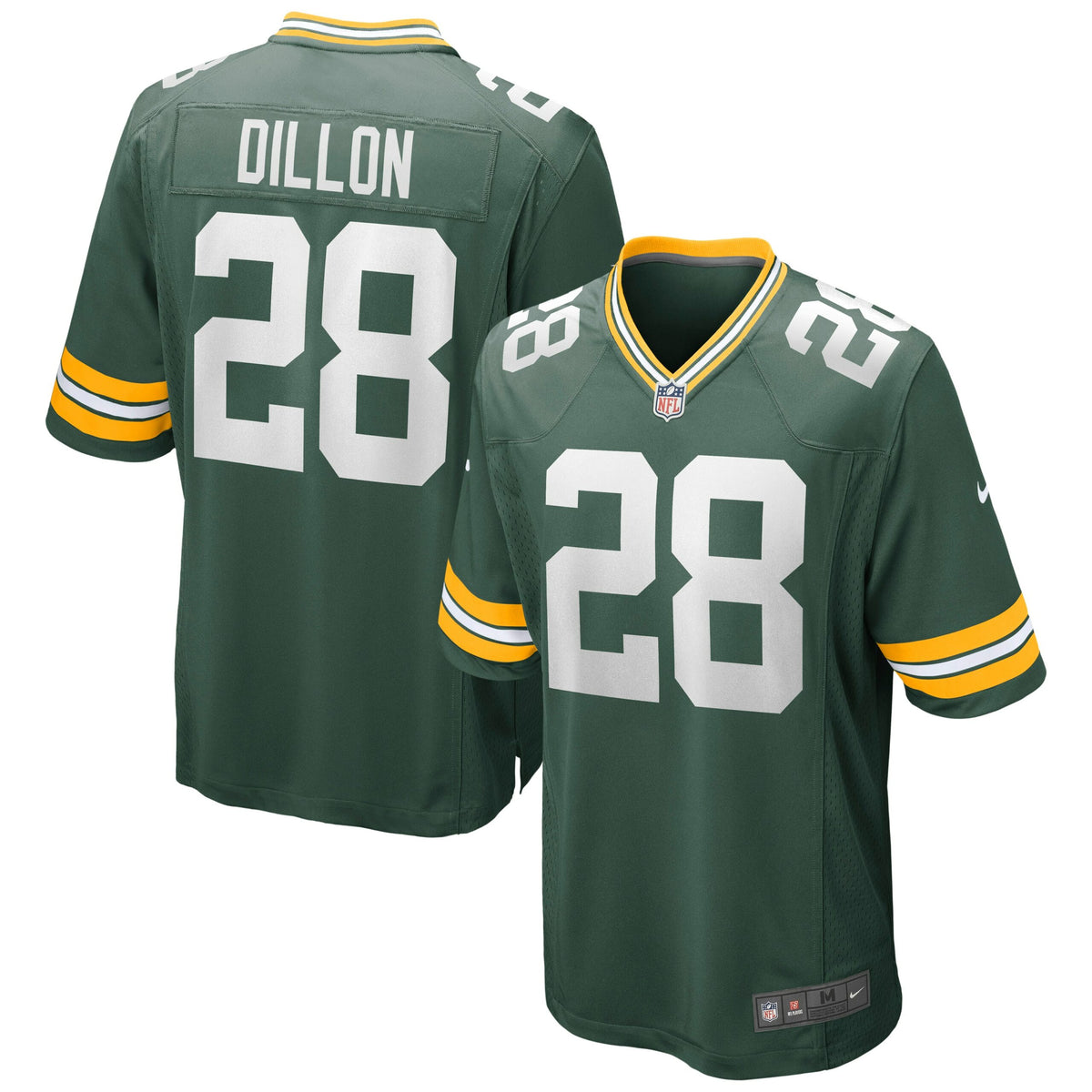 AJ Dillon Green Bay Packers Nike Game Jersey Green