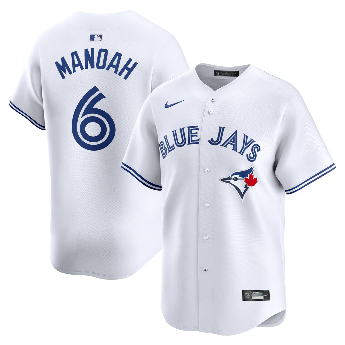 Alek Manoah Toronto Blue Jays Nike Home Limited Player Jersey White