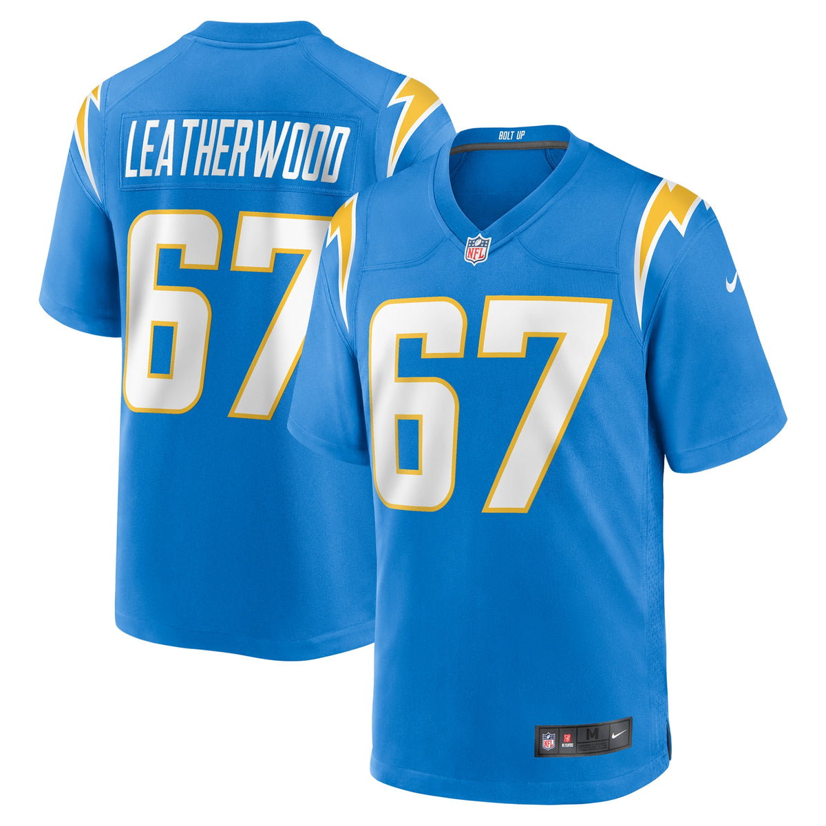 Alex Leatherwood Los Angeles Chargers Nike Team Game Jersey Powder Blue