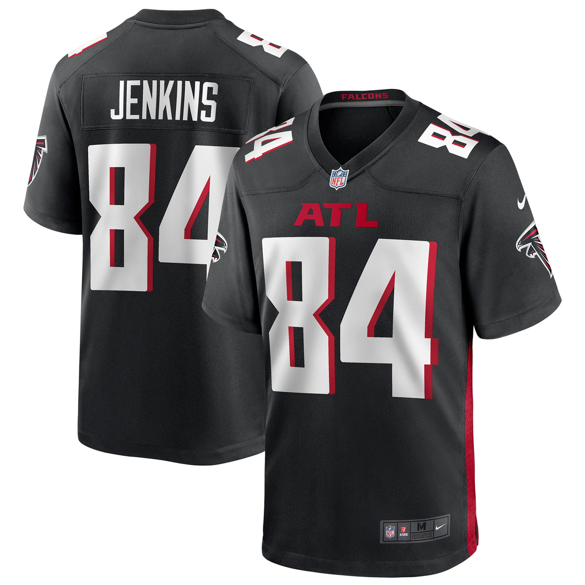 Alfred Jenkins Atlanta Falcons Nike Game Retired Player Jersey Black