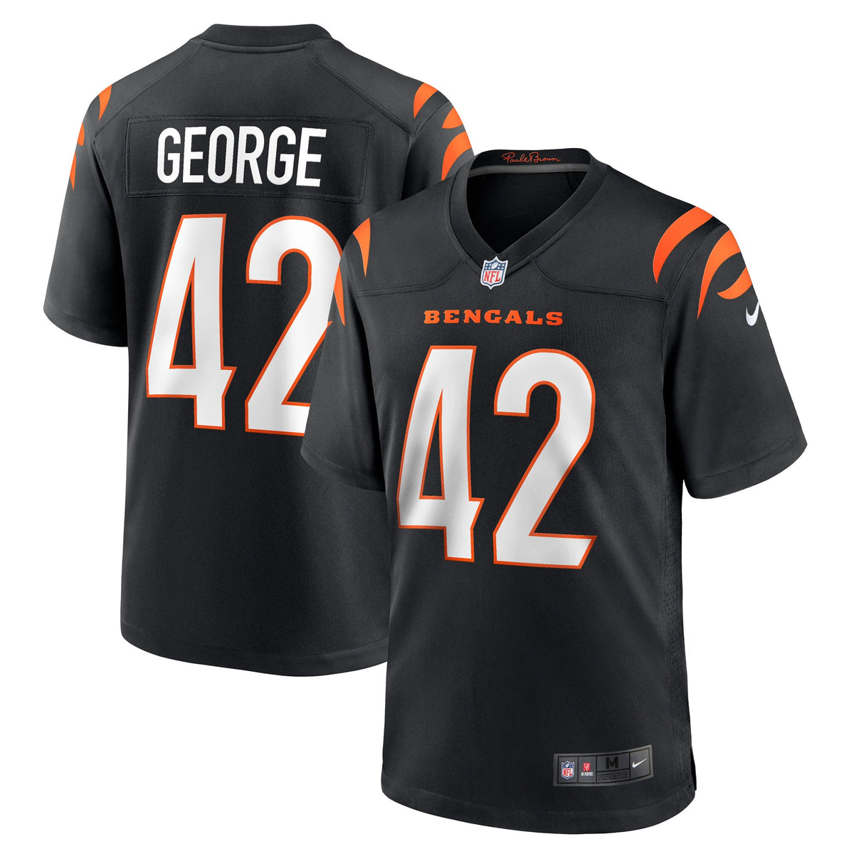 Allan George Cincinnati Bengals Nike Game Player Jersey Black