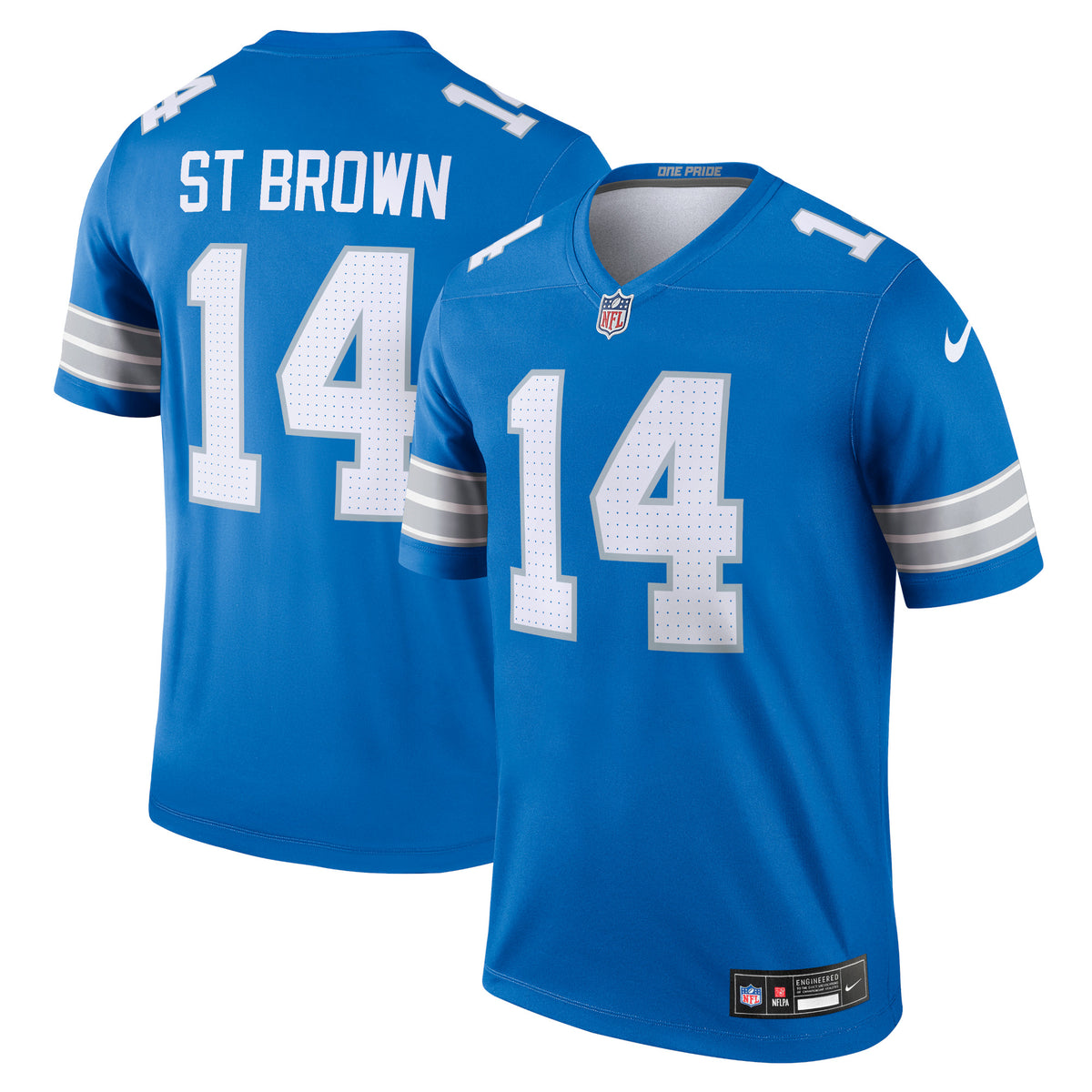 Amon-Ra St. Brown Detroit Lions Nike Legend Jersey Blue