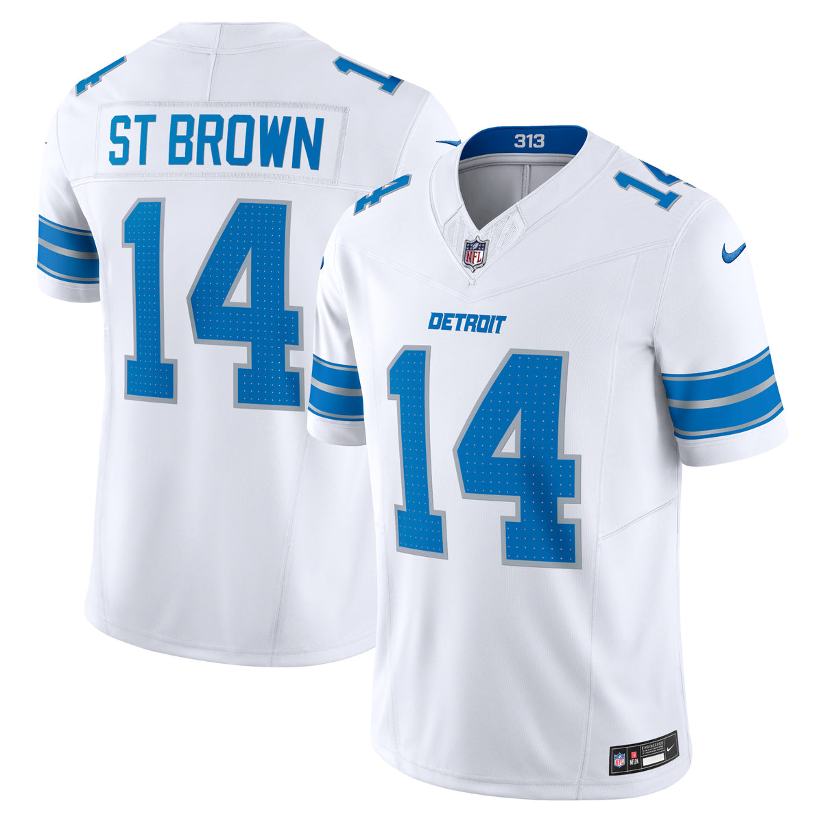 Amon-Ra St. Brown Detroit Lions Nike Vapor F.U.S.E. Limited Jersey White