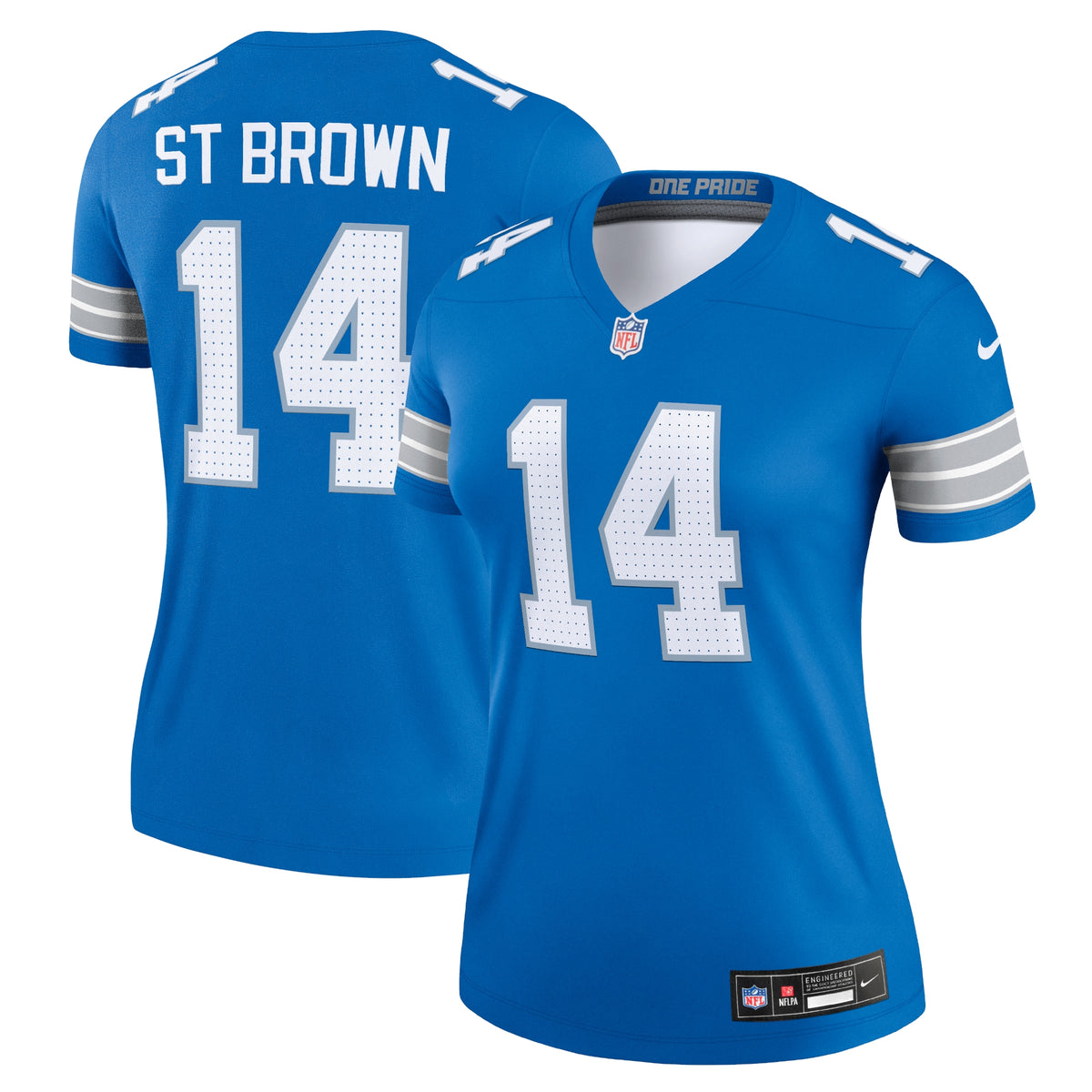 Amon-Ra St. Brown Detroit Lions Nike Women's Legend Jersey Blue