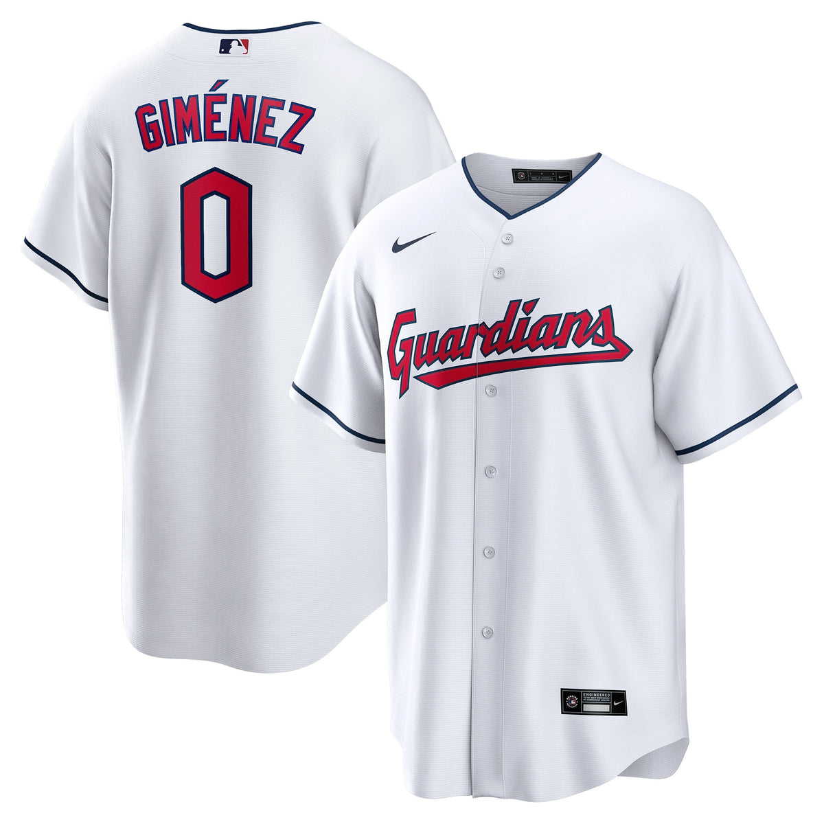 Andrí©s Gimí©nez Cleveland Guardians Nike Home Replica Player Jersey White